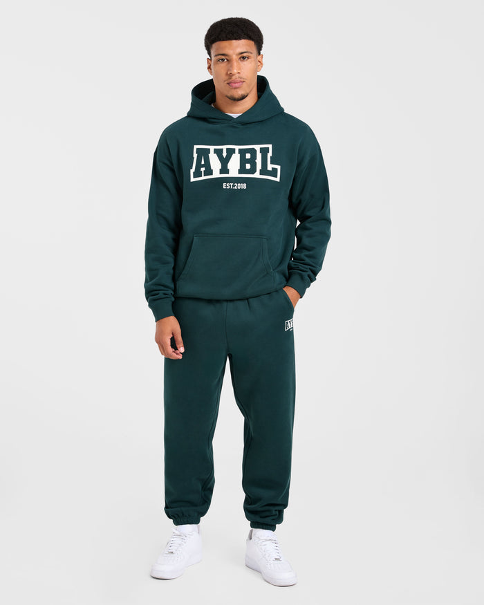 Academy Oversized Joggers - Pine Green