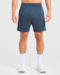 Active Shorts - Muted Navy/Light Blue
