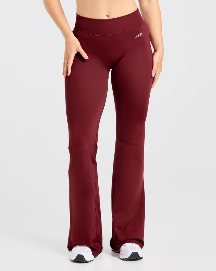 Adapt Seamless Flared Leggings - Autumn Red