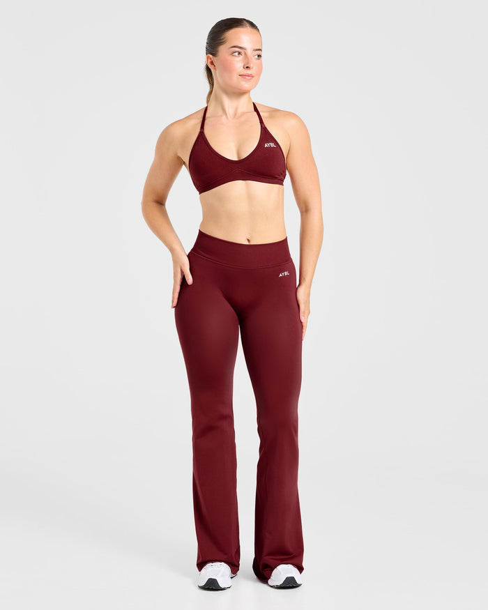 Adapt Seamless Flared Leggings - Autumn Red