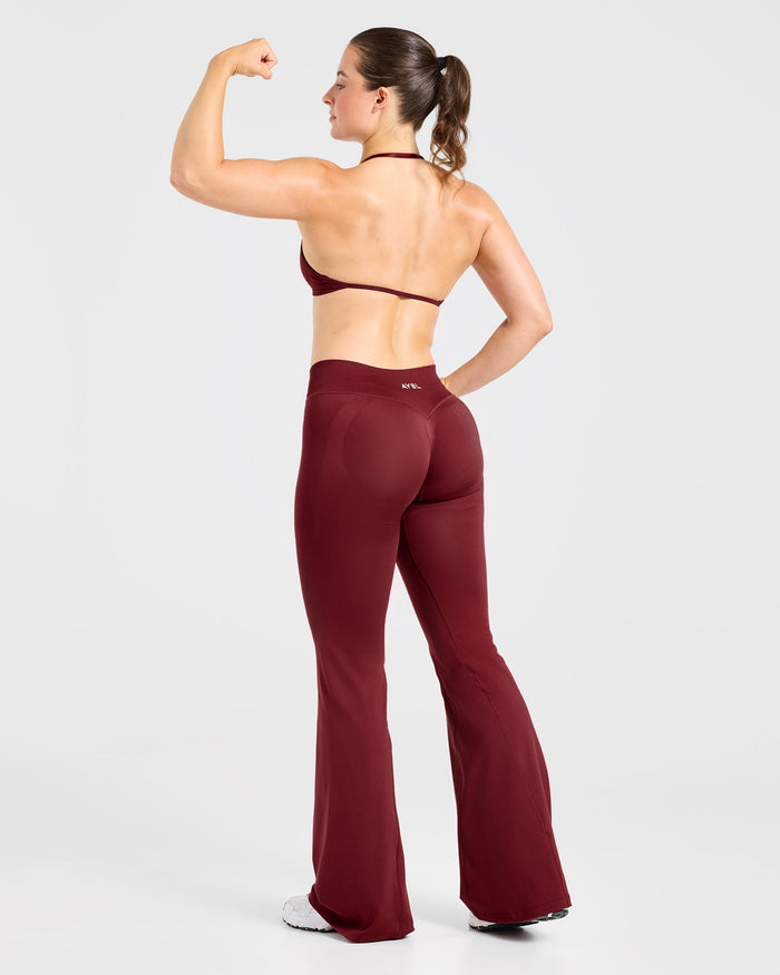 Adapt Seamless Flared Leggings - Autumn Red