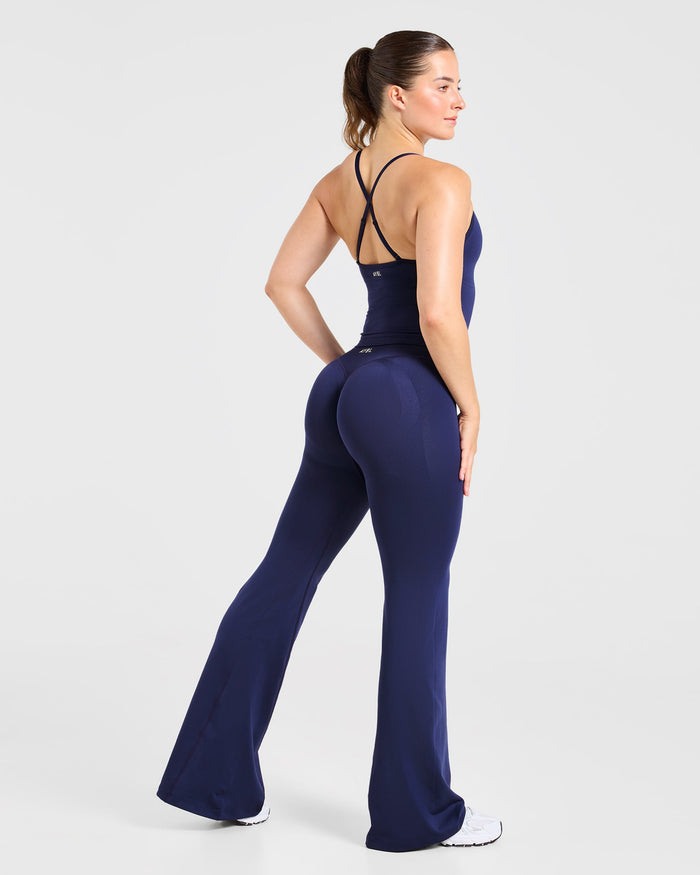 Adapt Seamless Flared Leggings - Deep Navy