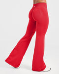 Adapt Seamless Flared Leggings - Salsa Red