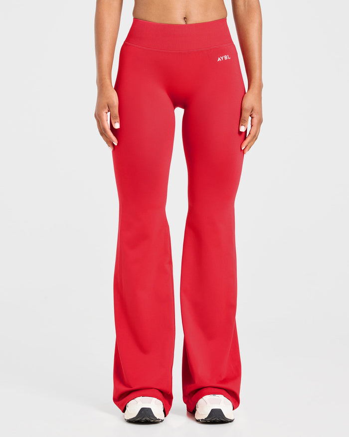 Adapt Seamless Flared Leggings - Salsa Red