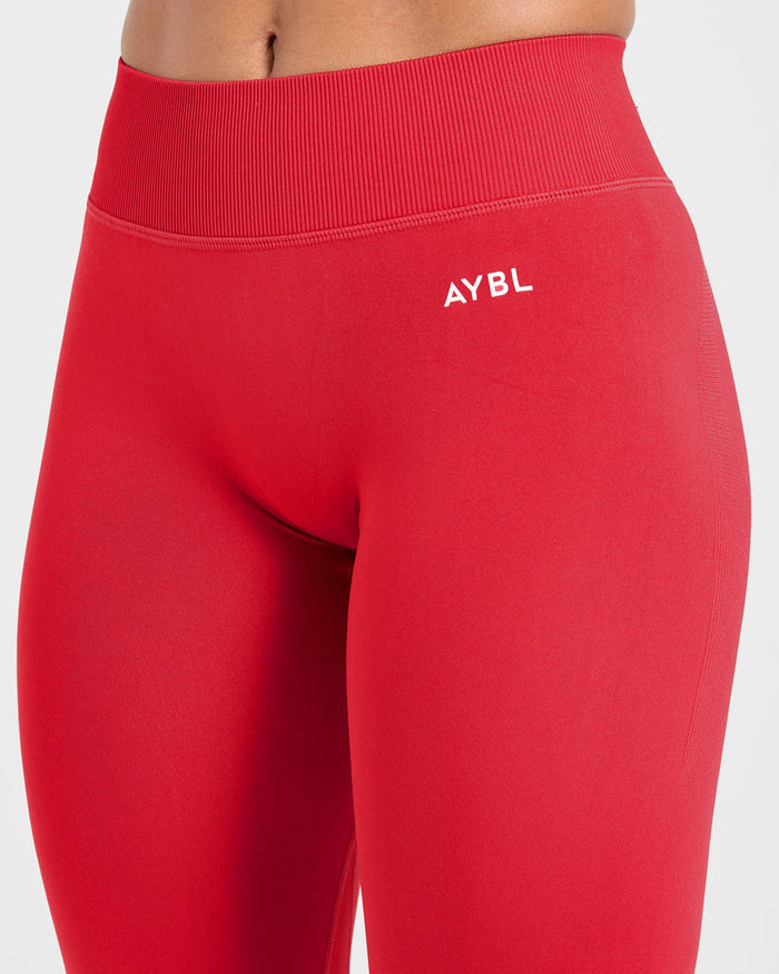 Adapt Seamless Flared Leggings - Salsa Red