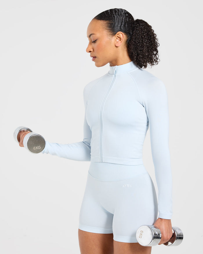 Adapt Seamless Jacket - Iced Blue