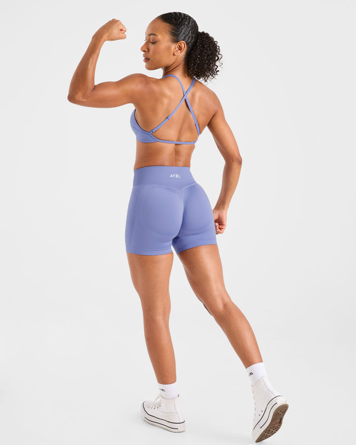 Adapt Seamless Shorts | 4.5" - Iris Blue