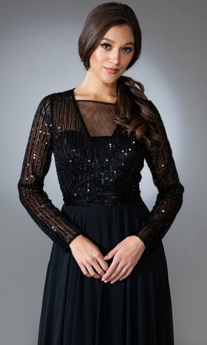 Amelia Couture Long Formal Dress 7036