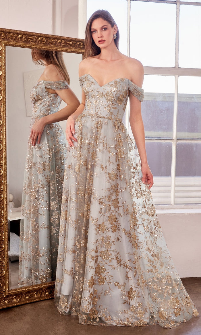 Gold Mist Amoris Long Formal Dress T607