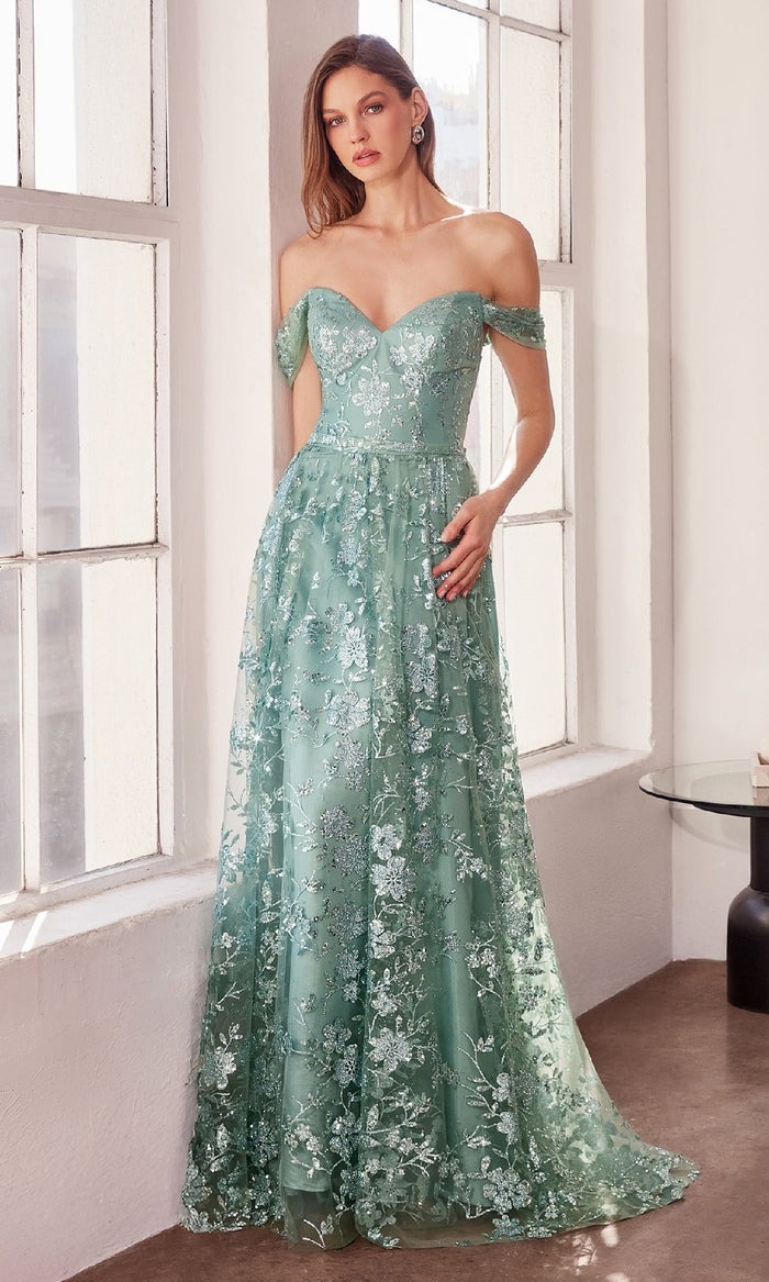 Sage Amoris Long Formal Dress T607