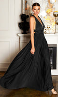 Black Amoris Long Prom Dress CV01
