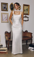 Off White Amoris Long Wedding Dress t729w