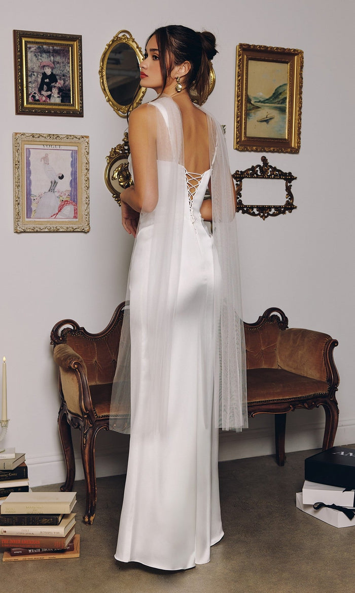 Amoris Long Wedding Dress t729w