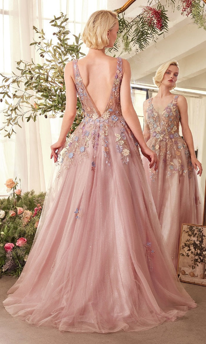 Andrea and Leo Long Formal Dress A1394