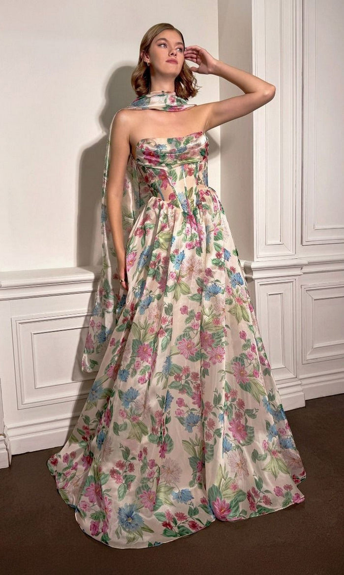 Andrea and Leo Long Formal Dress A1425