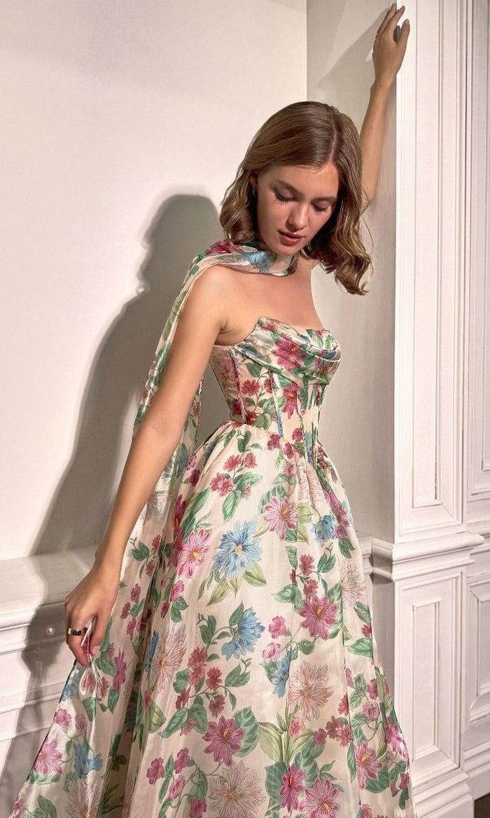 Andrea and Leo Long Formal Dress A1425