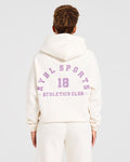 AYBL Sports 18 Oversized Hoodie - Off White