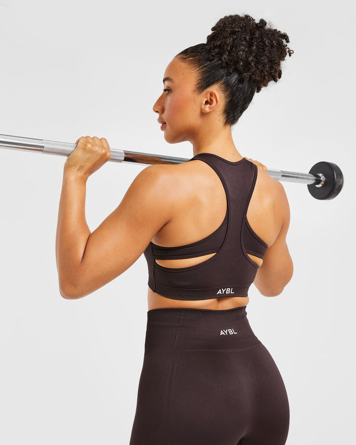 Balance V3 Seamless Sports Bra - Dark Brown