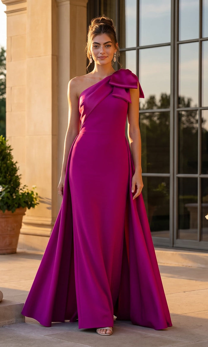 Orchid Betsy & Adam Long Formal Dress A27734