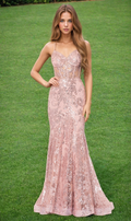 Rose Blondie Nites Long Formal Dress 3960BN