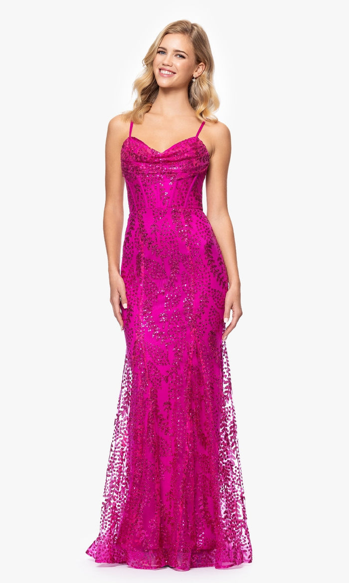 Blondie Nites Long Formal Dress 4623BN