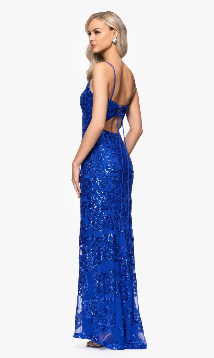 Blondie Nites Long Formal Dress 4793BN