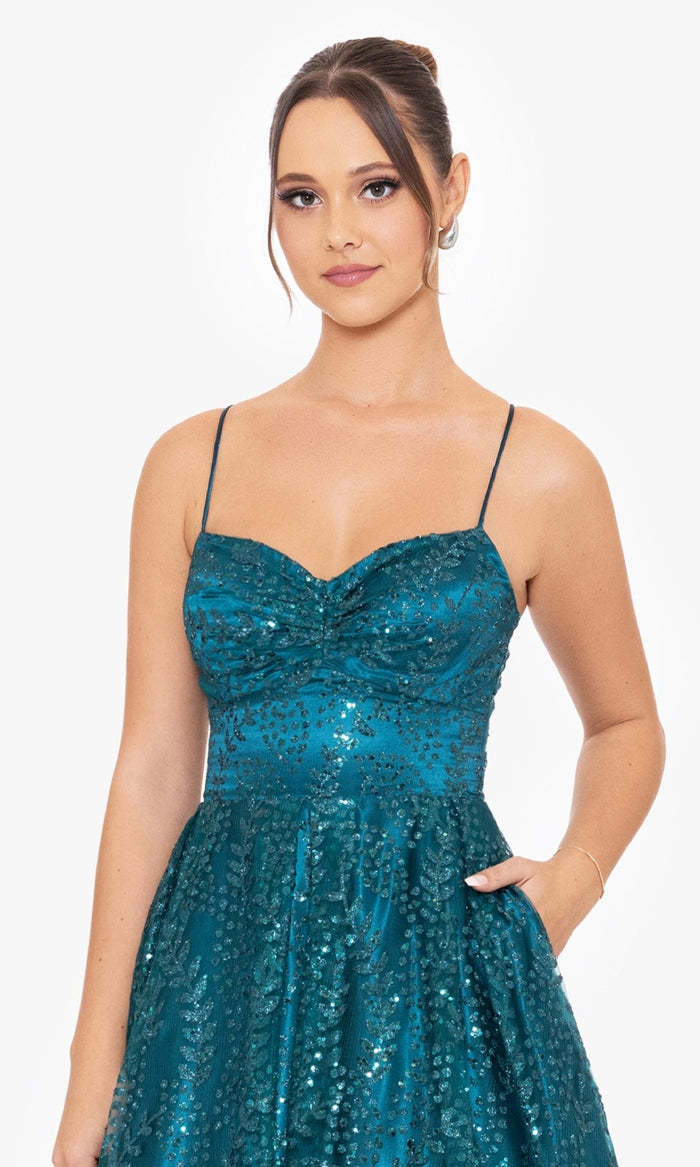 Blondie Nites Long Formal Dress 4867BN