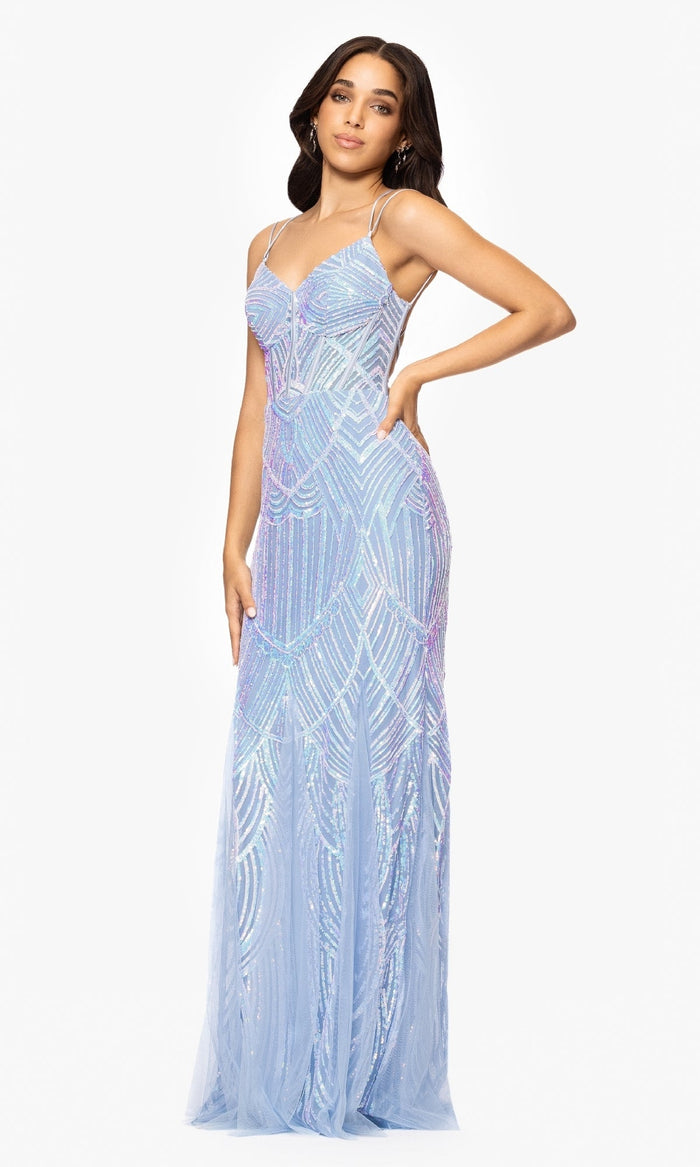 Blondie Nites Long Formal Dress 5314BN