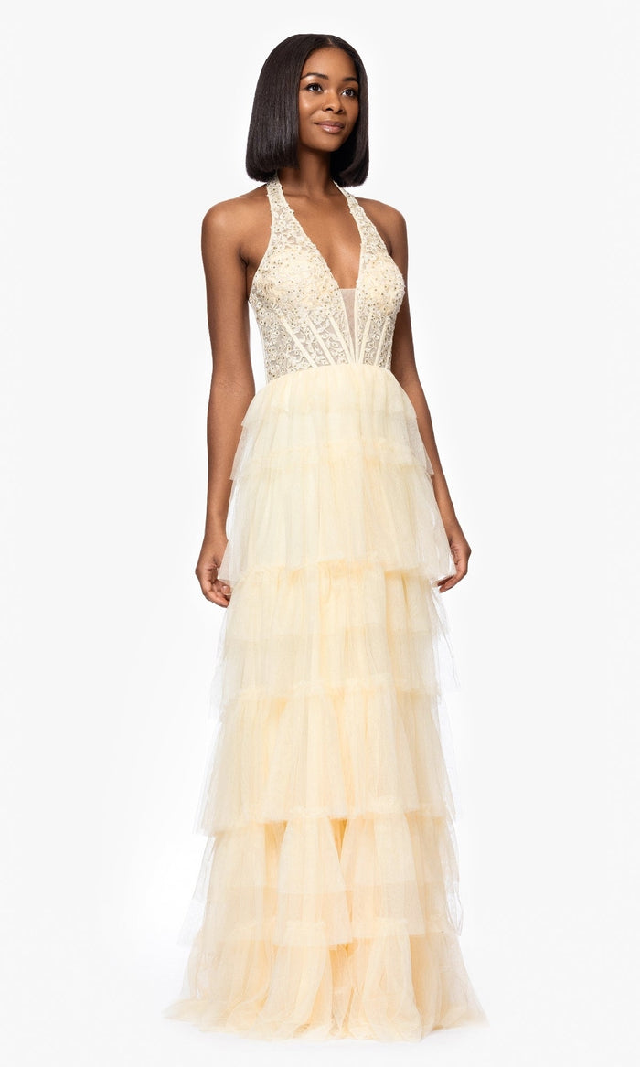 Blondie Nites Long Formal Dress 5349BN