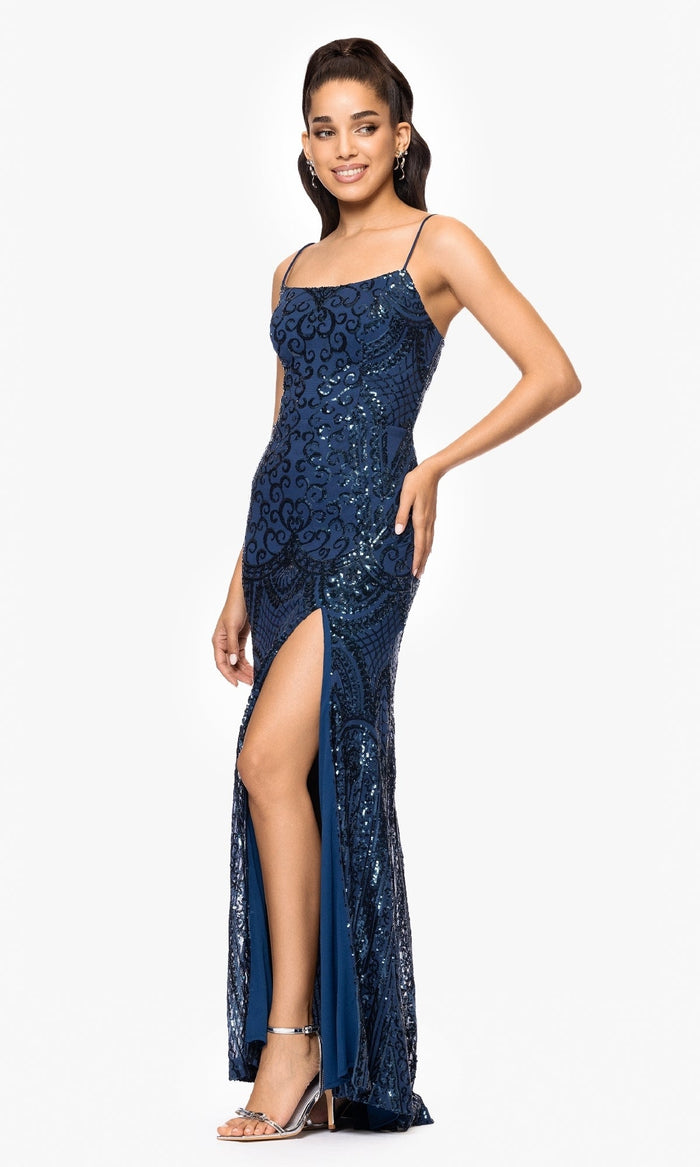 Blondie Nites Long Formal Dress 5377BN