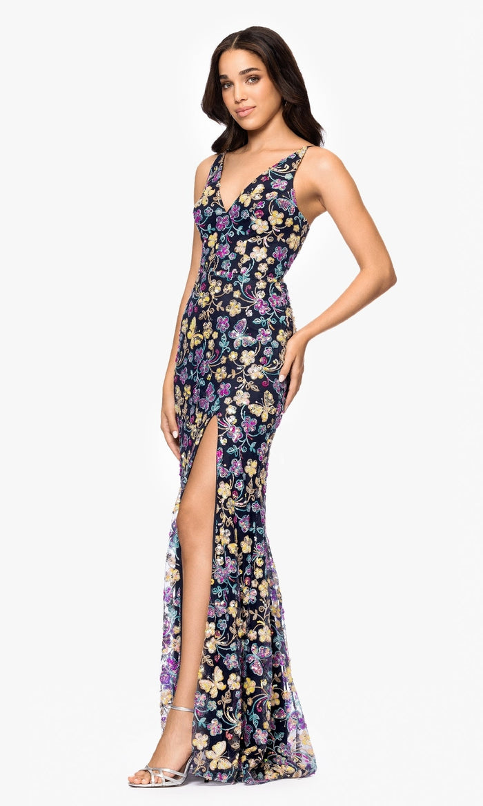 Blondie Nites Long Formal Dress 5402BN