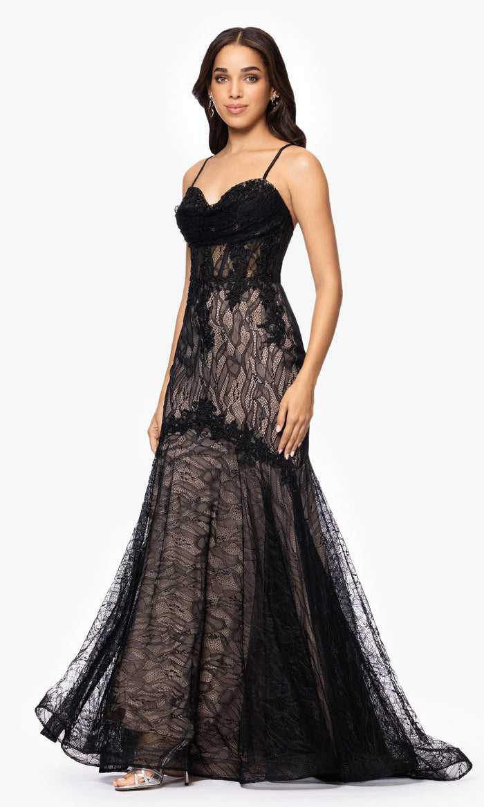 Blondie Nites Long Formal Dress 5463BN