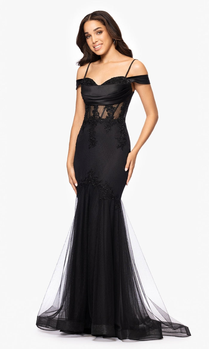 Blondie Nites Long Formal Dress 5464BN