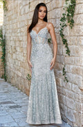 Sage Blondie Nites Long Formal Dress 5472BN