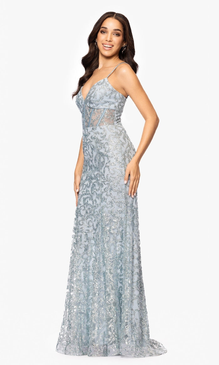 Blondie Nites Long Formal Dress 5472BN
