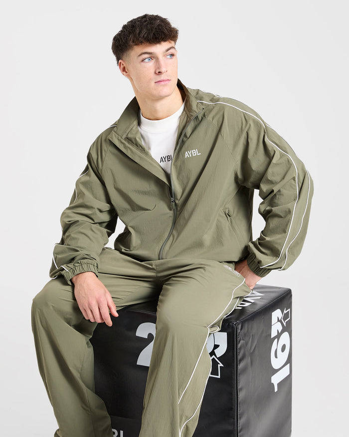 Cam Kissel x Track Jacket - Muted Khaki