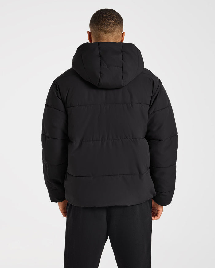 Classic Puffer Coat - Black