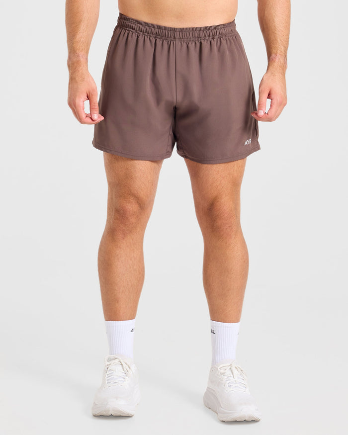 Core 5" Shorts - Soft Brown