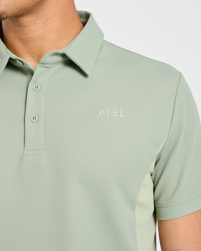 Edge Polo - Muted Olive Green