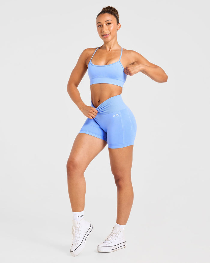Empower Seamless Shorts - Periwinkle