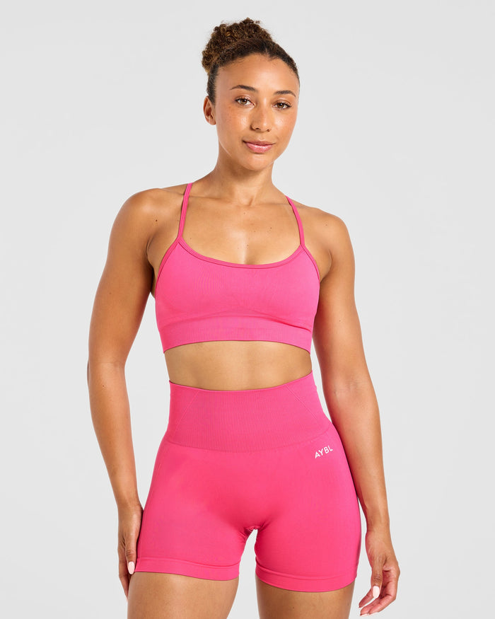 Empower Seamless Sports Bra - Raspberry Sorbet