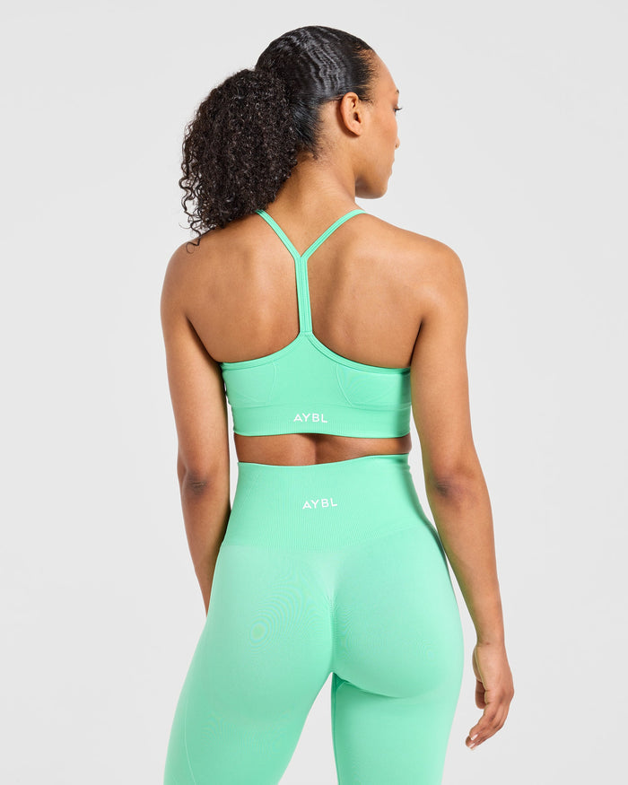 Empower Seamless Sports Bra - Spring Green