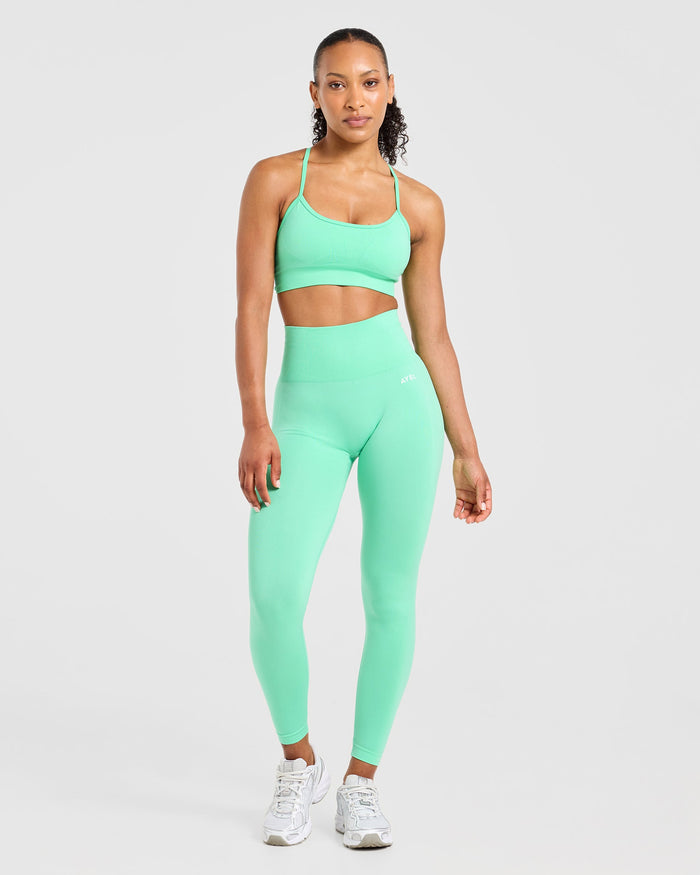 Empower Seamless Sports Bra - Spring Green