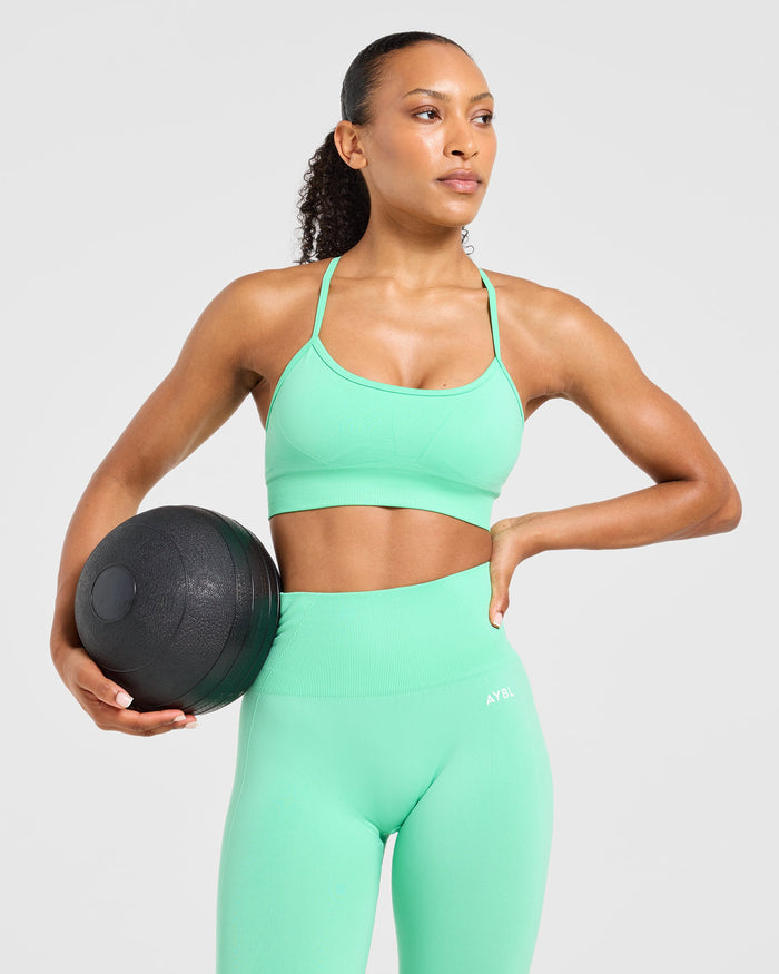 Empower Seamless Sports Bra - Spring Green