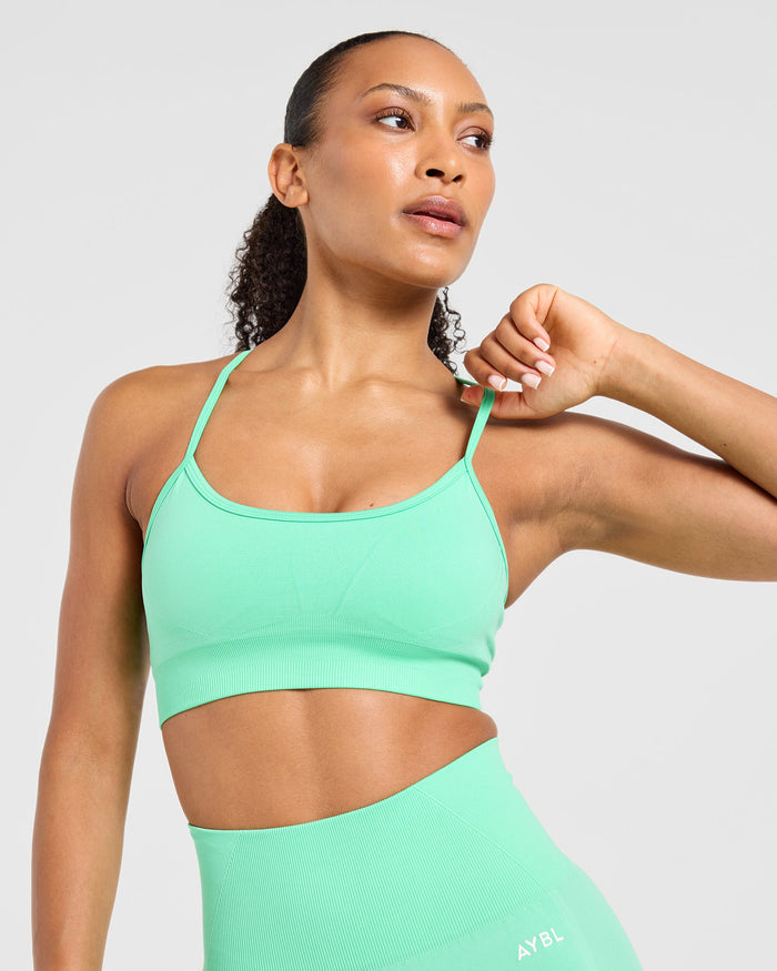 Empower Seamless Sports Bra - Spring Green