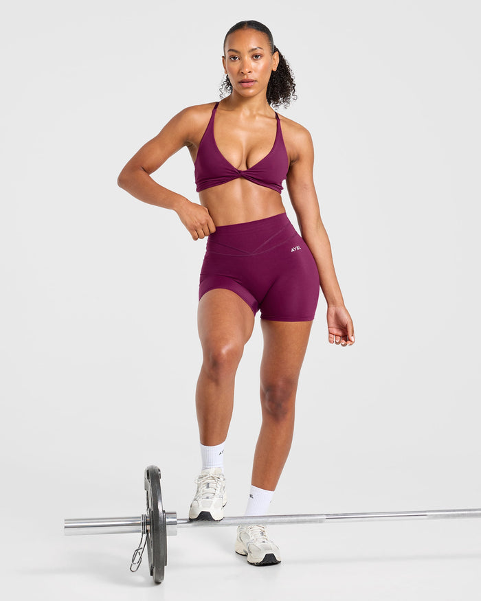 Engage Shorts - Rich Plum