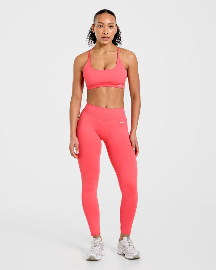 Enhance Seamless Leggings - Summer Coral