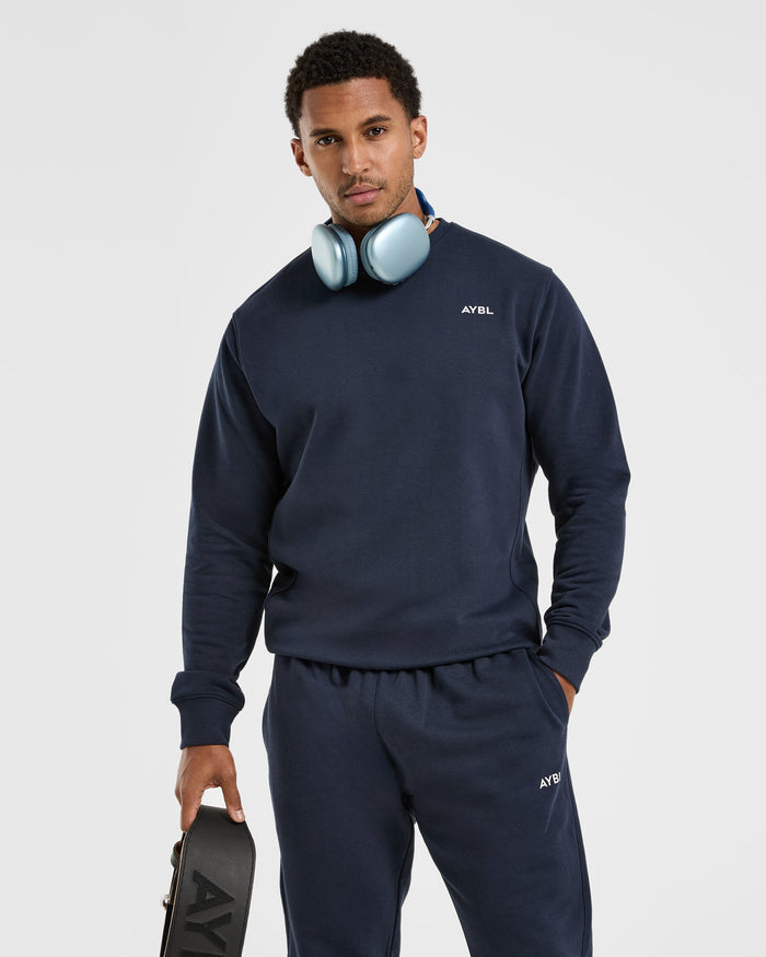 Essential Lightweight Sweater - Navy