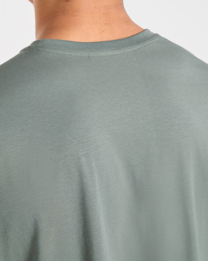 Force Oversized T Shirt - Deep Sage