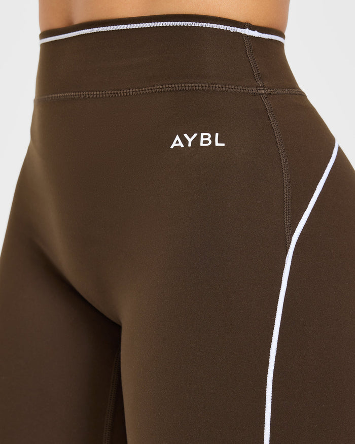 Form Flared Leggings - Coffee Bean